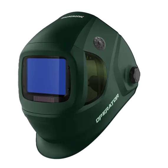 Grønn Operator sveisehjelm